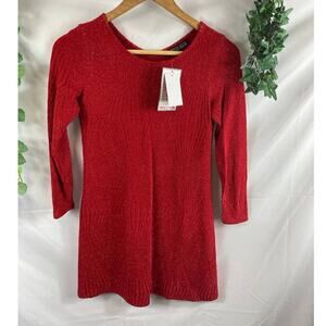 NWT Trixxi Girl Sparkly Red Dress medium